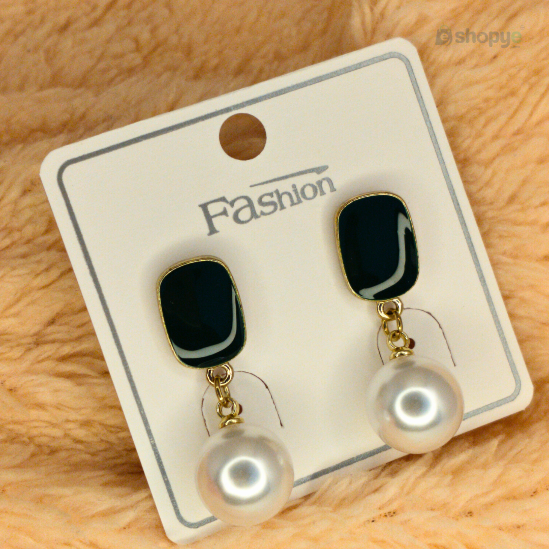 ESHOPYE ™ Elegant Black & Pearl Drop Earrings (BUY 1 GET 1 FREE) ESHOPYE ™