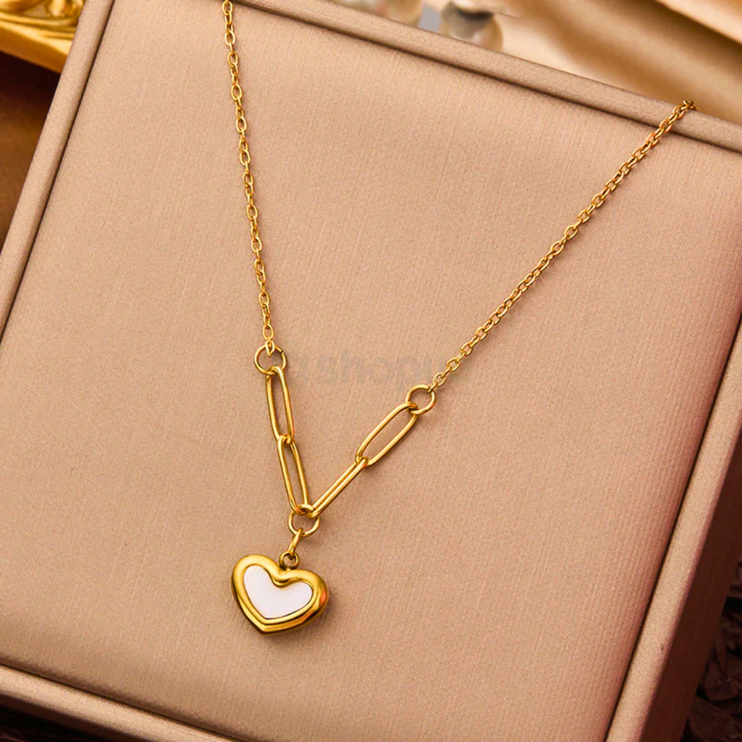 Tarnish Resistant Heart Pendant – Gold-Plated Anti Tarnish Jewelry