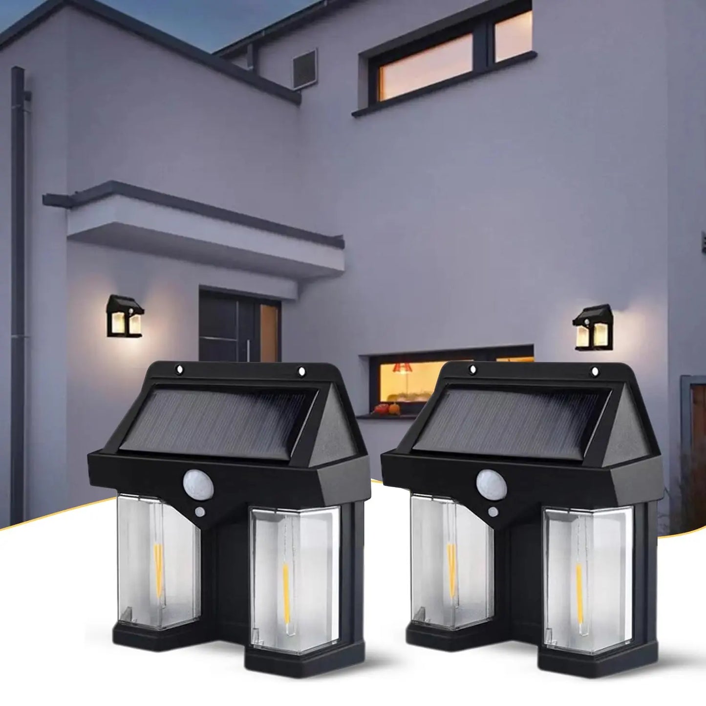 ESHOPYE ™ solar cell Dual Outdoor Security Light Enhanced Protection - ESHOPYE ™