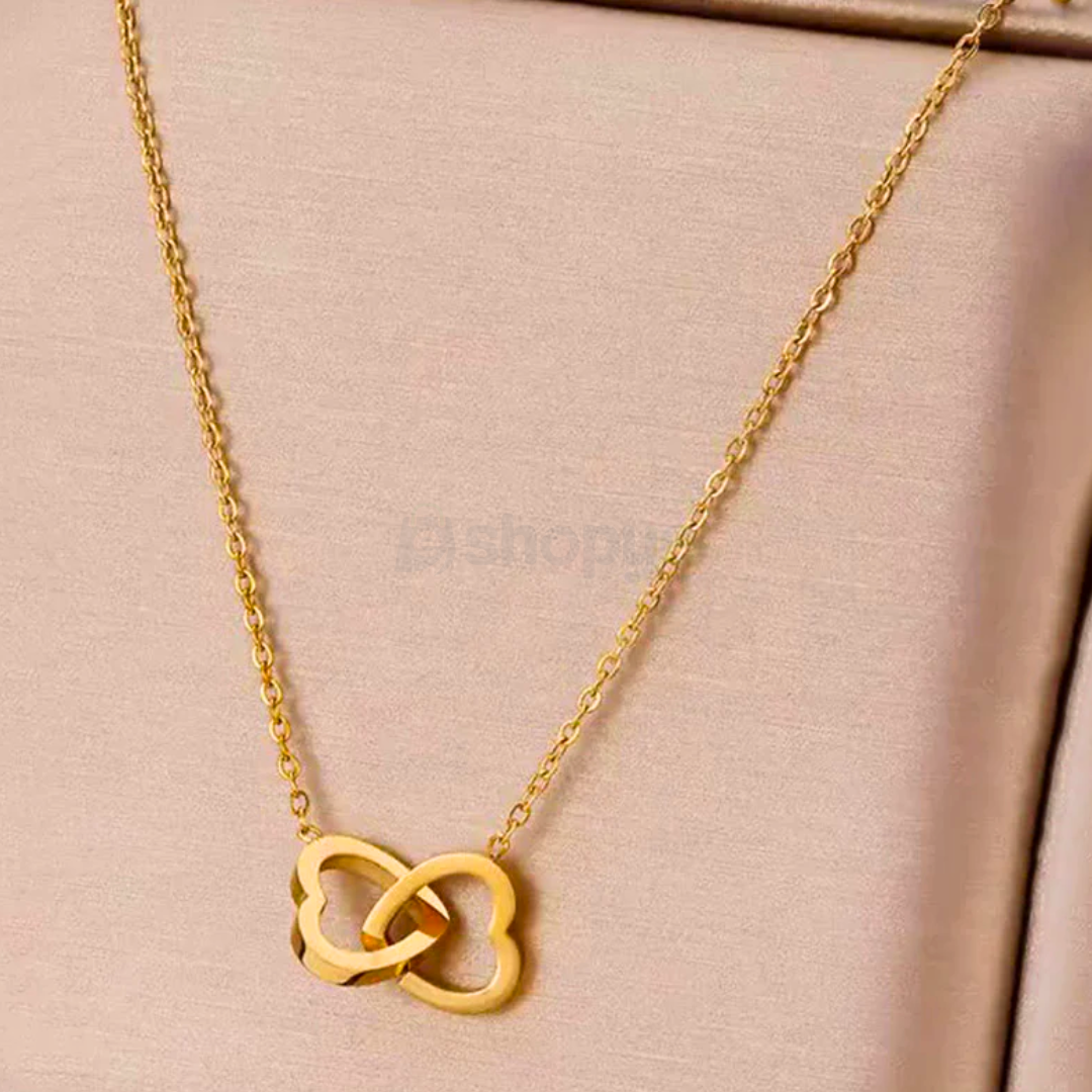 Gold Plated Heart Pendant – Anti Tarnish Elegant Jewelry for Women