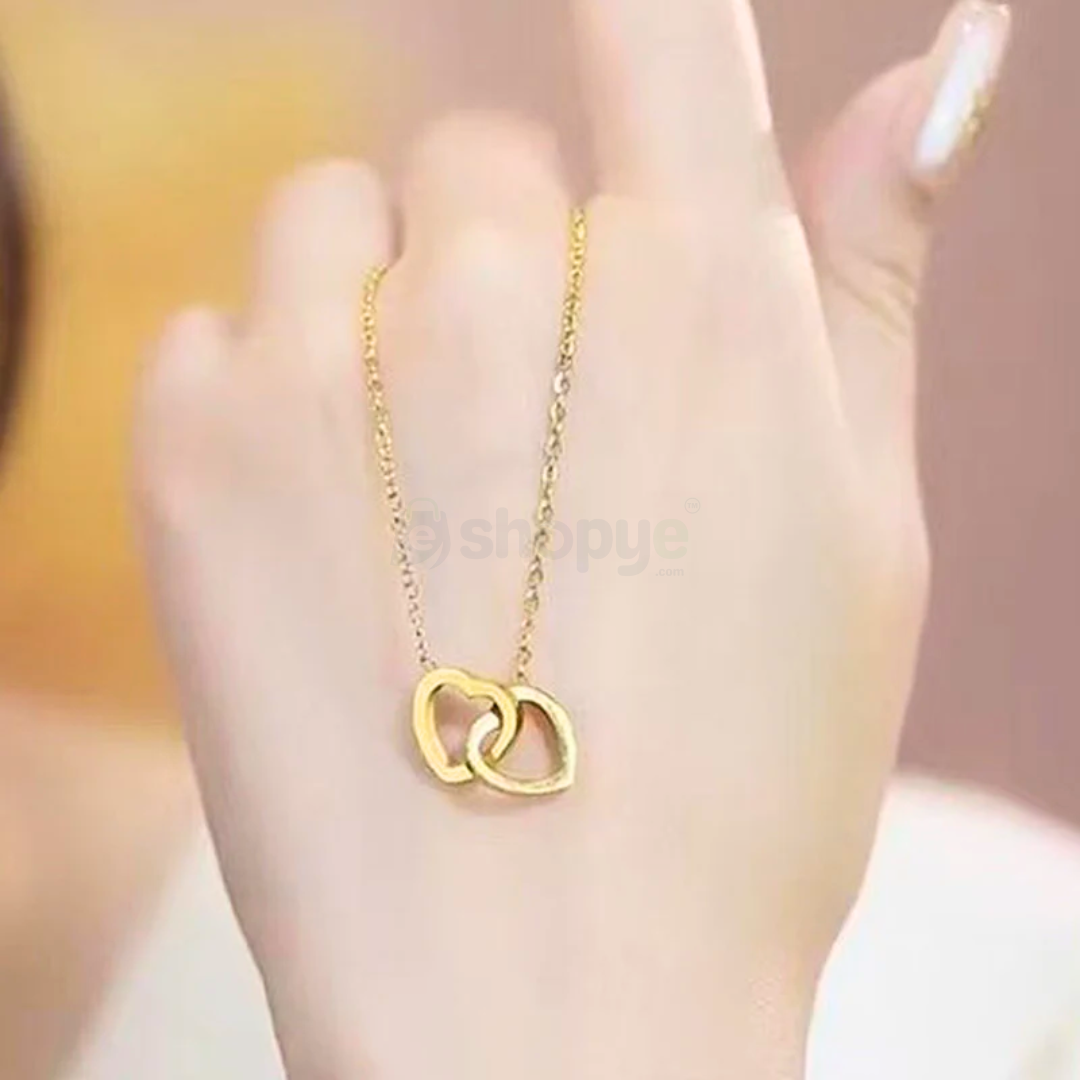 Gold Plated Heart Pendant – Anti Tarnish Elegant Jewelry for Women