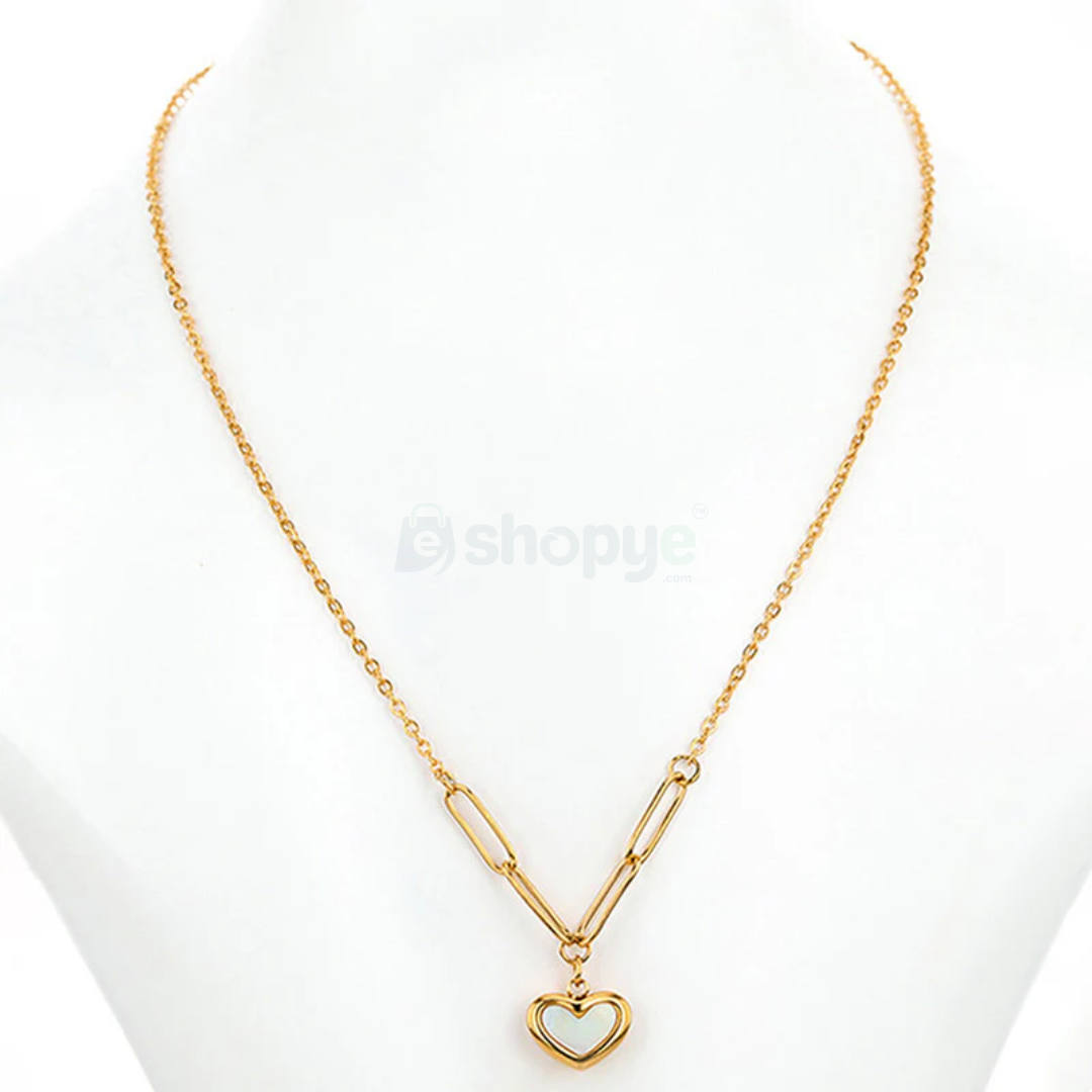 Tarnish Resistant Heart Pendant – Gold-Plated Anti Tarnish Jewelry