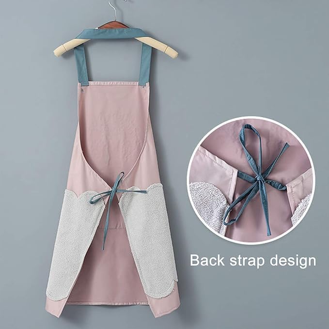 ESHOPYE ™ 1 Pcs Assorted Waterproof Kitchen Apron for Women with Big Front Pocket