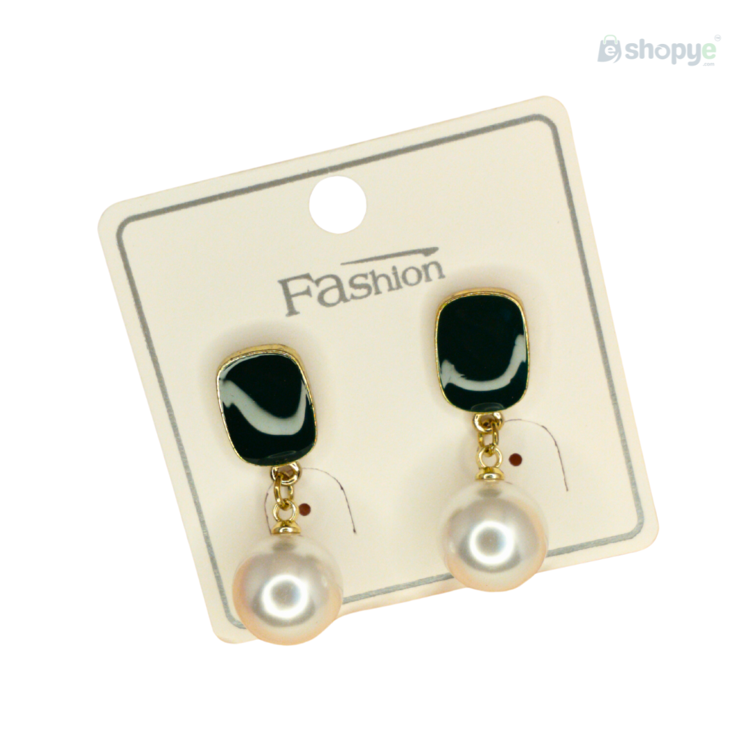 ESHOPYE ™ Elegant Black & Pearl Drop Earrings (BUY 1 GET 1 FREE) ESHOPYE ™