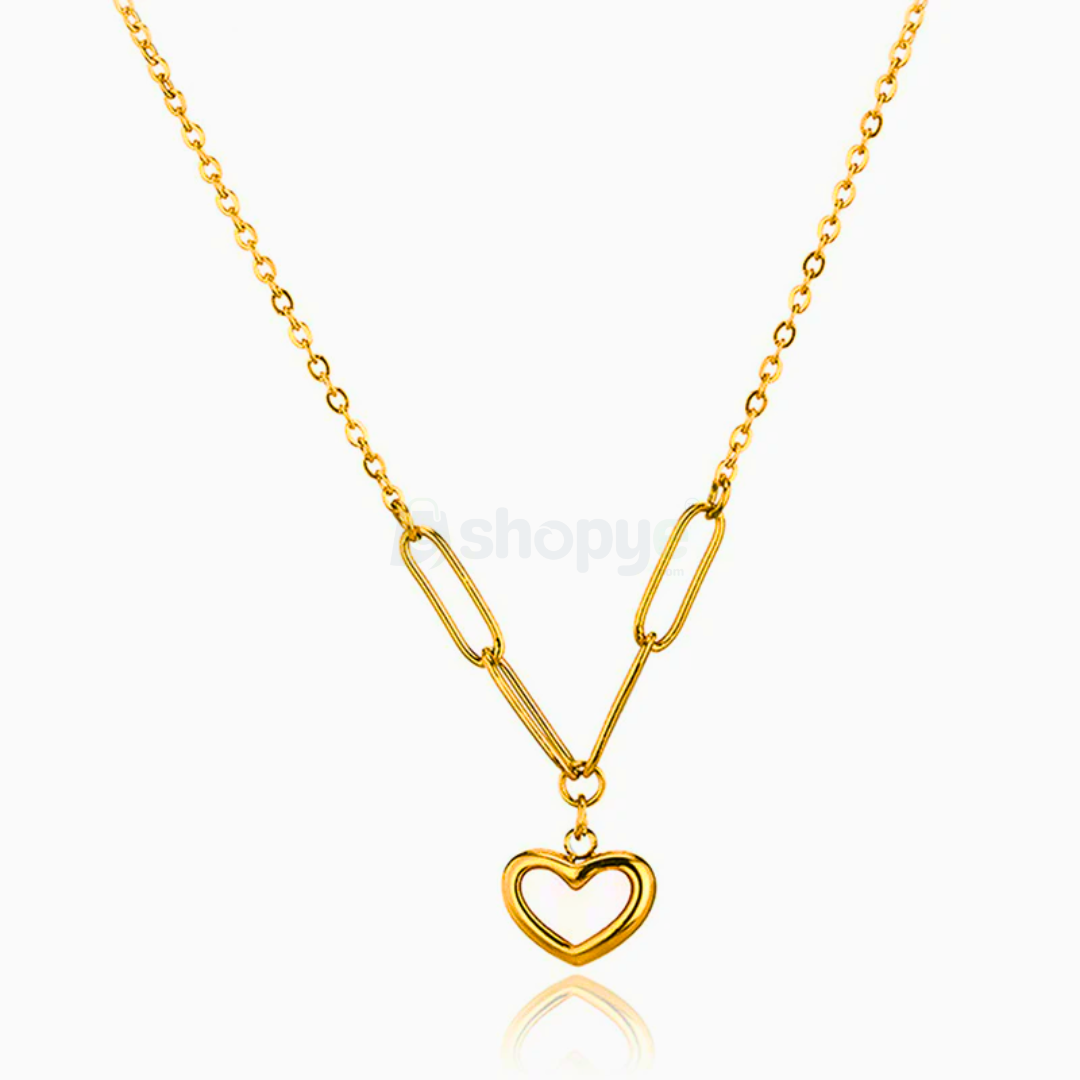 Tarnish Resistant Heart Pendant – Gold-Plated Anti Tarnish Jewelry