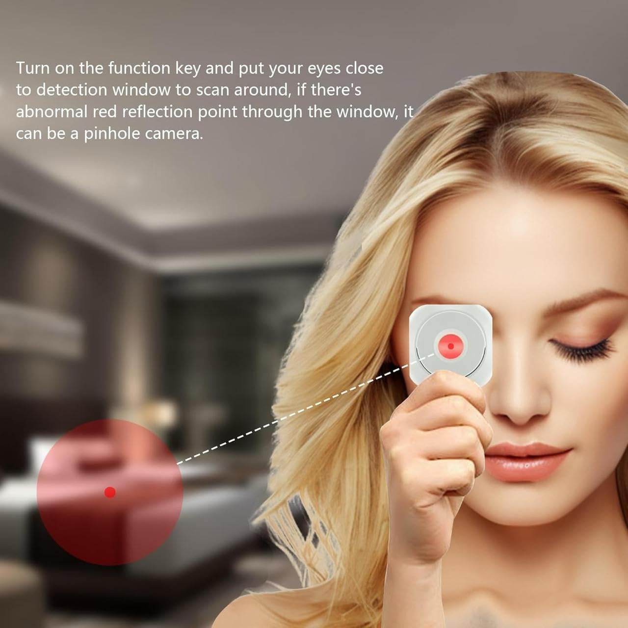 ESHOPYE ™ Cameras Detector Device Suitable for Hotel Inspection Privacy Protection Rental Home