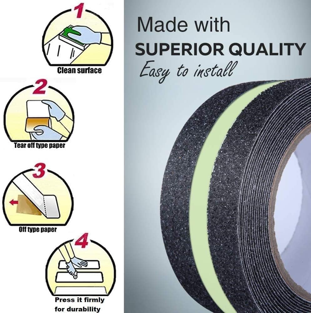 Anti Slip Tape – Safety Grip Tape with High Visibility Glow