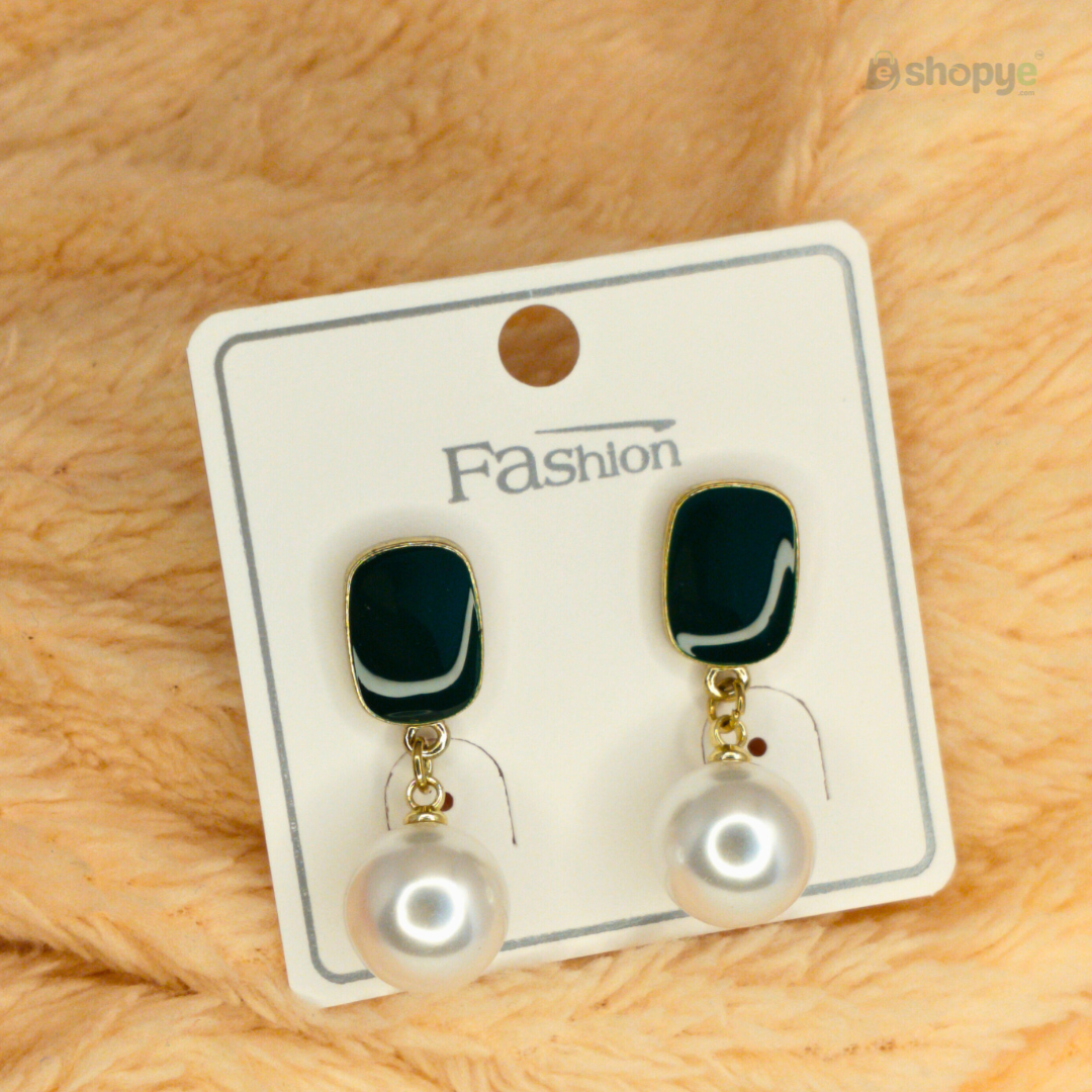 ESHOPYE ™ Elegant Black & Pearl Drop Earrings (BUY 1 GET 1 FREE) ESHOPYE ™