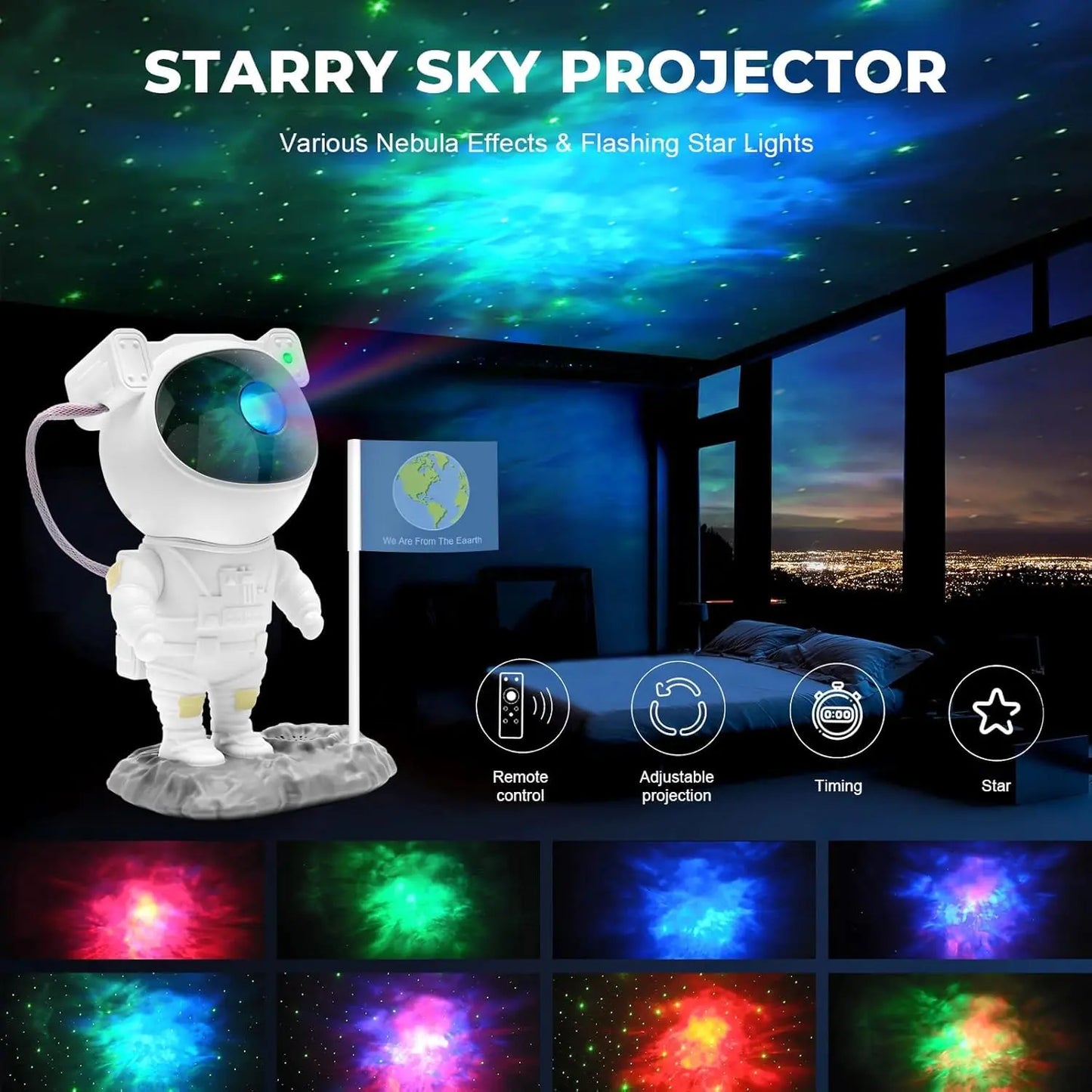 Astronaut Galaxy Projector – Create a Cosmic Ambience at Home