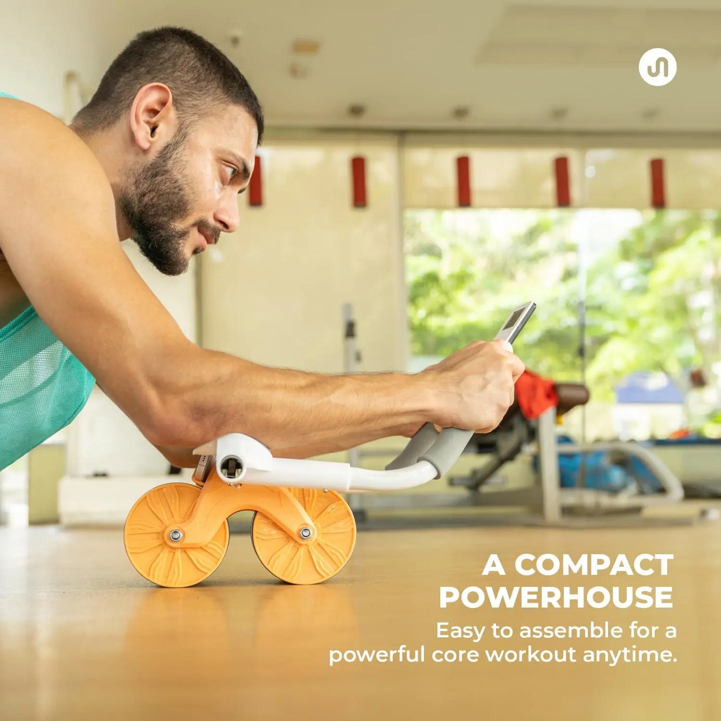 abdominal exercise roller assorted color - ESHOPYE