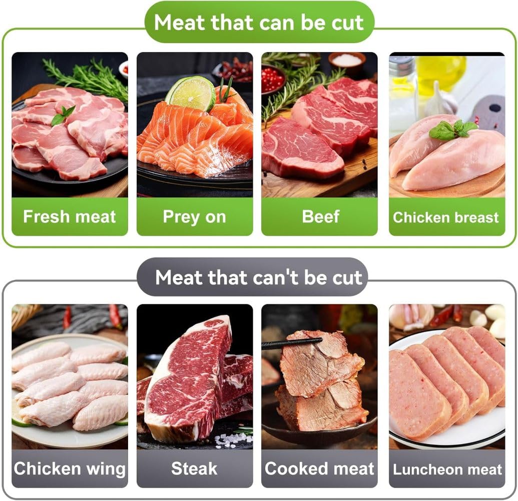 Carving Multifunctional Meat Slicer for Home – Adjustable & Sharp