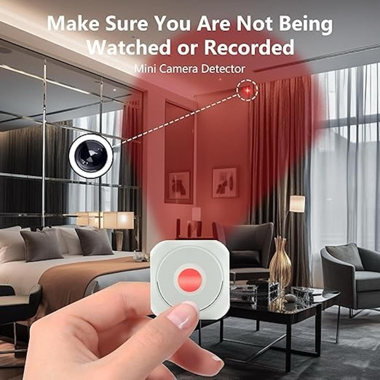 ESHOPYE ™ Cameras Detector Device Suitable for Hotel Inspection Privacy Protection Rental Home