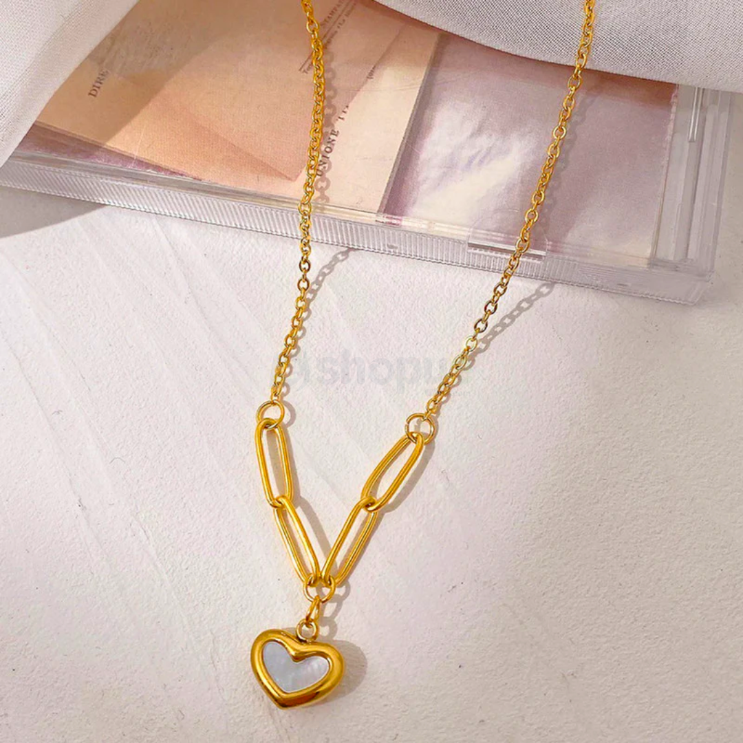 Tarnish Resistant Heart Pendant – Gold-Plated Anti Tarnish Jewelry