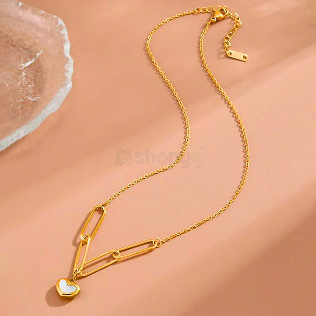 Tarnish Resistant Heart Pendant – Gold-Plated Anti Tarnish Jewelry