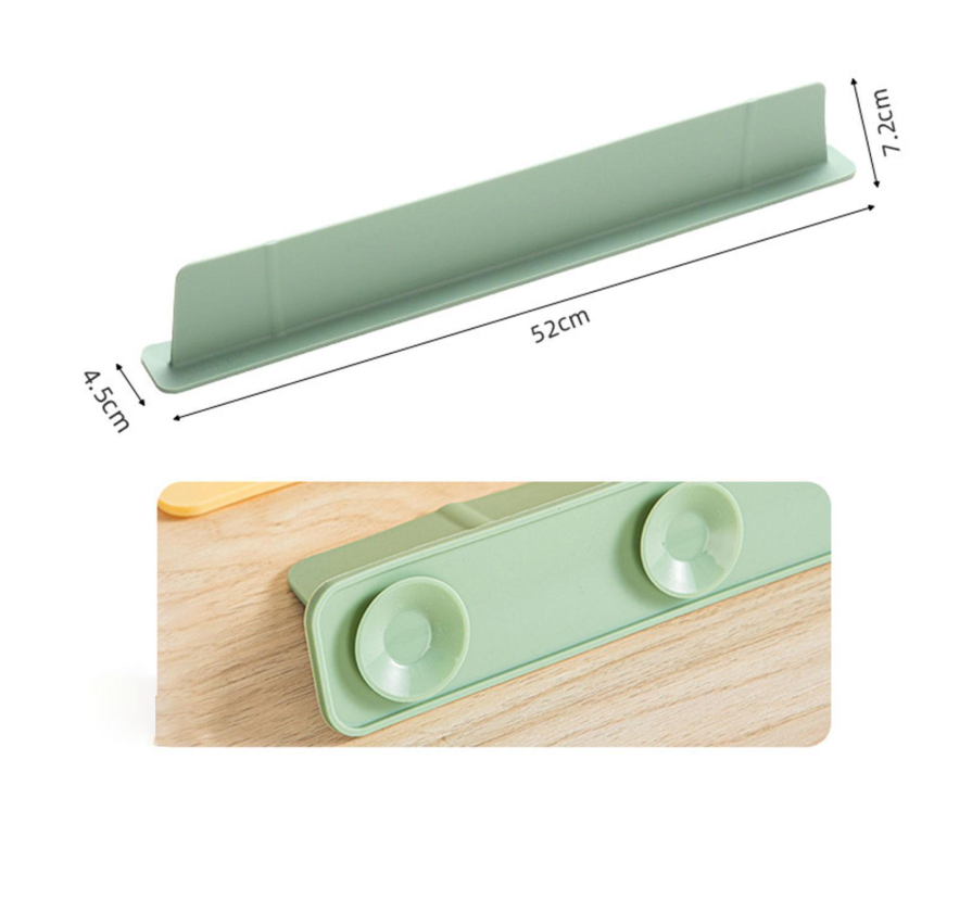 ESHOPYE ™ Kitchen Island Sink Backsplash Guard Lightweight for Sink Bathroom Household Beige
