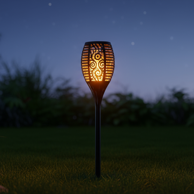 ESHOPYE ™ Solar Pv Flickering Flame Solar Light Decorative Outdoor - ESHOPYE ™