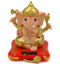 Solar Ganesh Idol For Car Dashboard