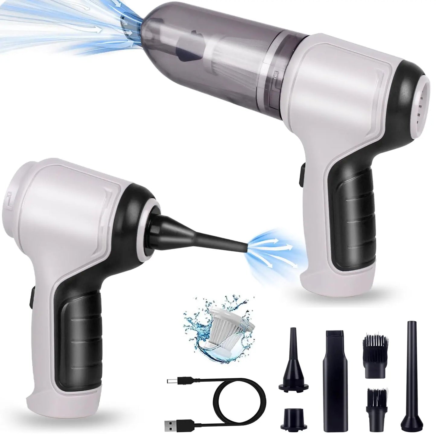 Cleaner Wireless Handheld Vacuum | 15000PA Suction 3-in-1 Cordless Use