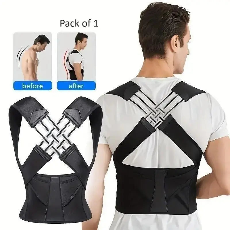 Transform Your Posture with the Adjustable Back Posture Corrector: Slouching Relief for Men and Women - ESHOPYE ™