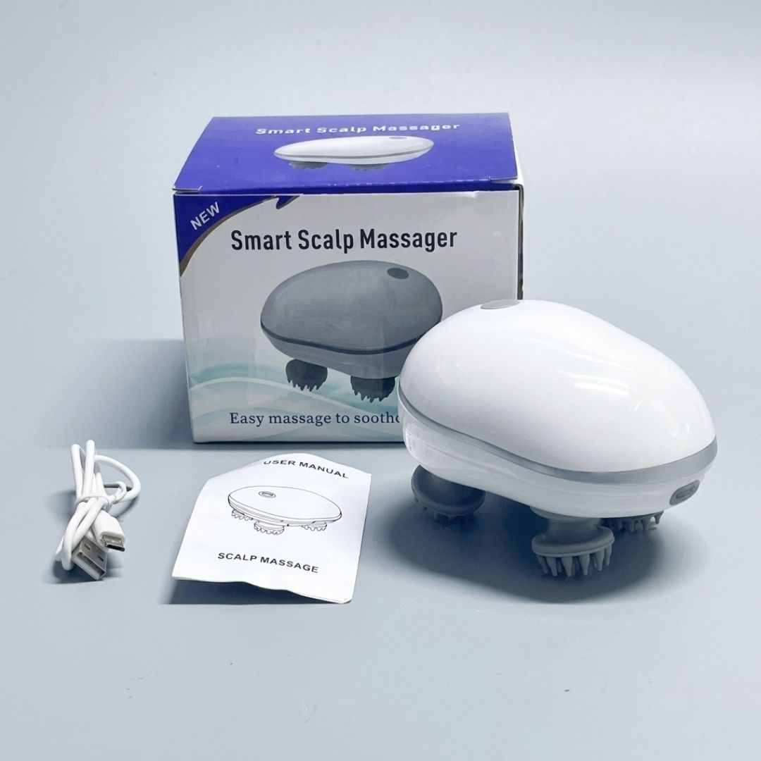 Scalp Massager -Rechargeable Electric Head Kneading Massager