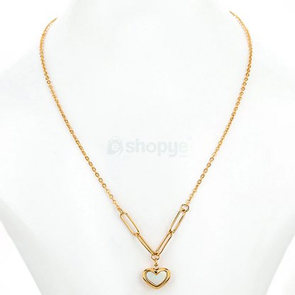 Tarnish Resistant Heart Pendant – Gold-Plated Anti Tarnish Jewelry