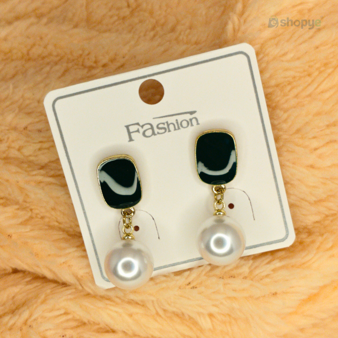 ESHOPYE ™ Elegant Black & Pearl Drop Earrings (BUY 1 GET 1 FREE) ESHOPYE ™