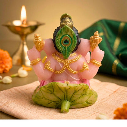 Small Ganesh Idol for Car Dashboard – Compact Ganpati Car Dashboard Decoration