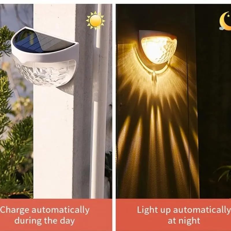 ESHOPYE ™ Solar Outdoor Lights - LED Fence & Deck Lights ( Pack of 2) - ESHOPYE ™