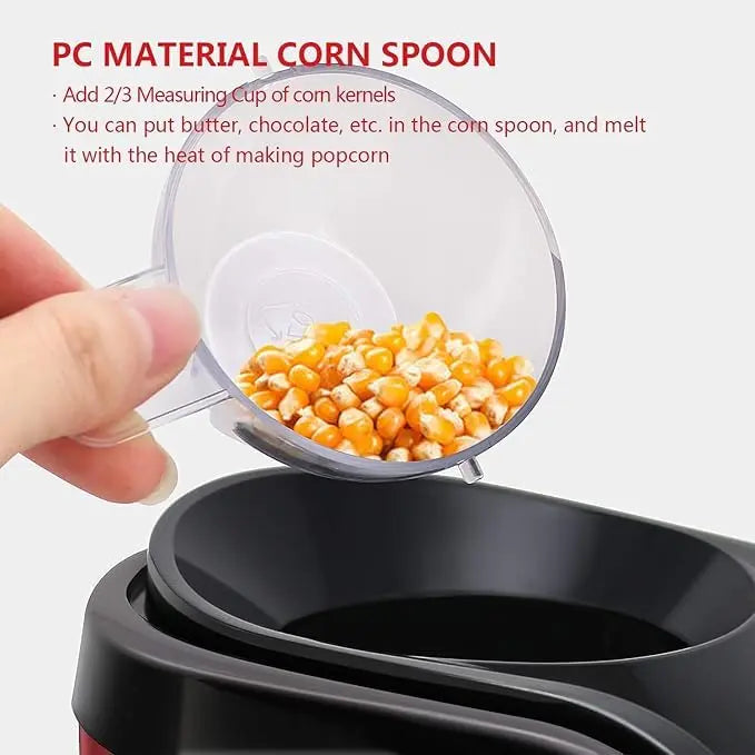 Appliances - Electric Popcorn Maker Machine 1200W | Quick & Easy Snack