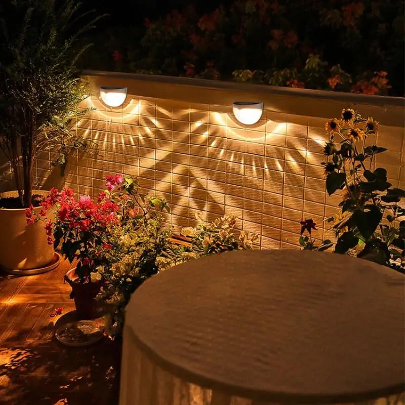 ESHOPYE ™ Solar Outdoor Lights - LED Fence & Deck Lights ( Pack of 2) - ESHOPYE ™