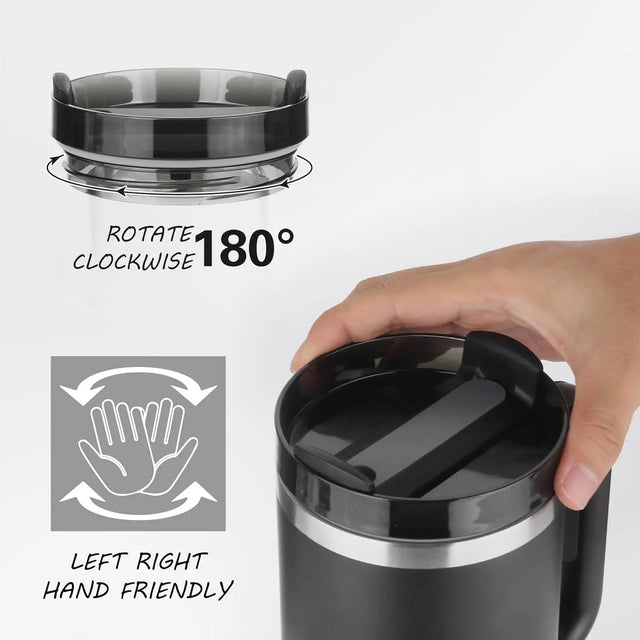 TUMBLER Vacuum Sealed Cup with Handle ESHOPYE
