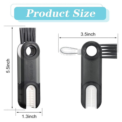 ESHOPYE ™ 3 in 1  Multifunctional Bottle Cleaning Brush for Bottle Cap