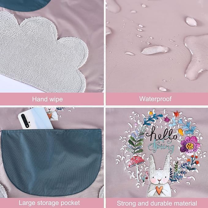 ESHOPYE ™ 1 Pcs Assorted Waterproof Kitchen Apron for Women with Big Front Pocket