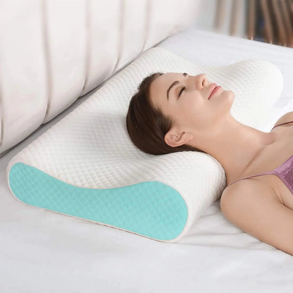 Orthopedic Memory Foam Pillow - Contour Cervical Support Pillow