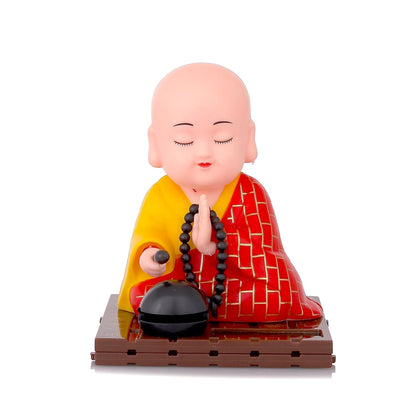ESHOPYE Cute Little Monk Buddha Figurine for Home Decor, Meditation & Office Desk  Small Buddha Idol for Peace, Positivity & Spiritual Corners
