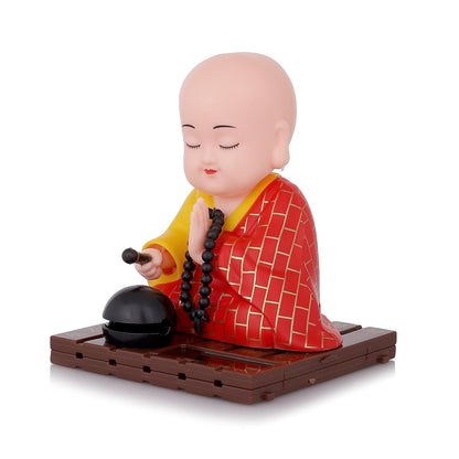 ESHOPYE Cute Little Monk Buddha Figurine for Home Decor, Meditation & Office Desk  Small Buddha Idol for Peace, Positivity & Spiritual Corners