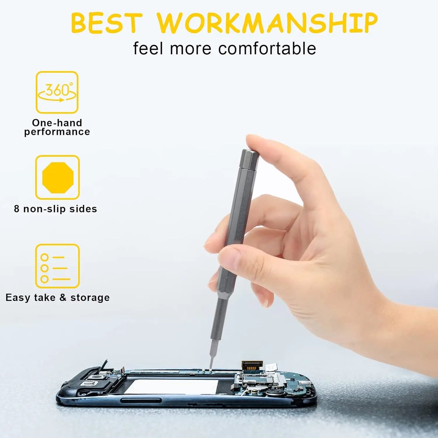 Screwdriver Set - 24 in 1 Mini Screwdriver Set with Case