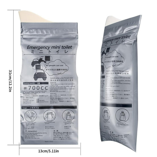 ESHOPYE ™ Emergency Mini Toilet-Urine Bag (Pack of 4)