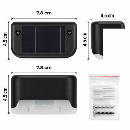 Solar Power Deck Lights Outdoor Waterproof