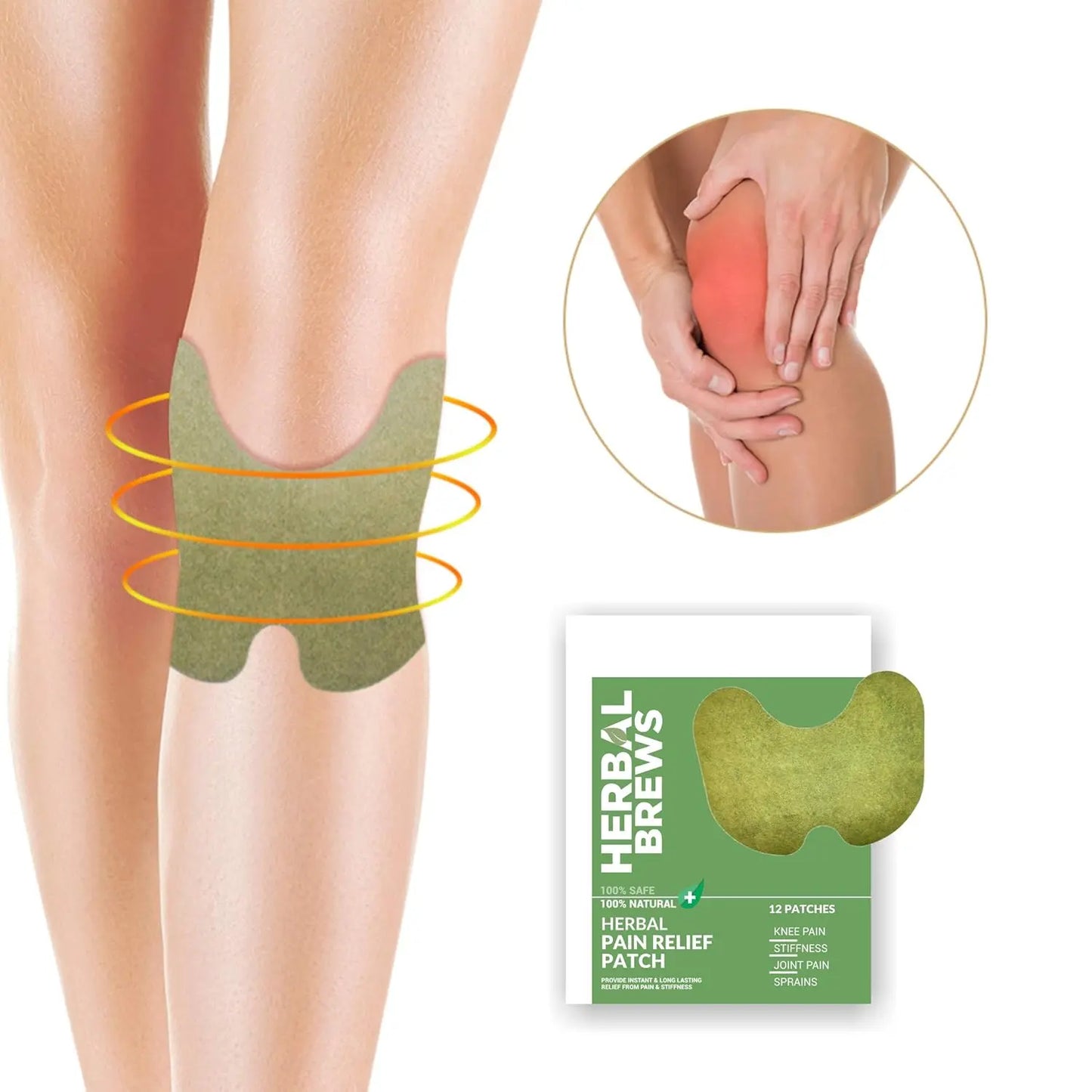ESHOPYE ™  Knee Pain Relief Patches Arthritis Inflammation Patch Sticker | Instant Relief from Knee Pain ESHOPYE ™