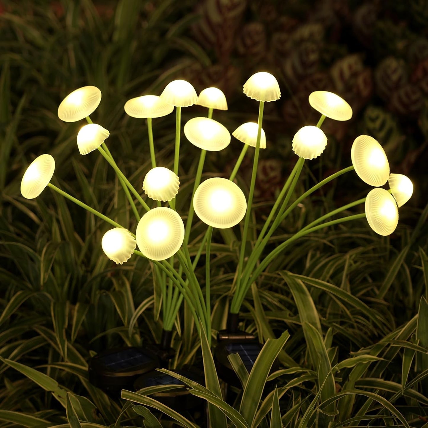 ESHOPYE ™ Dual Mode LED Solar Mushroom Jellyfish Lights ( 2 Pack ) - ESHOPYE ™