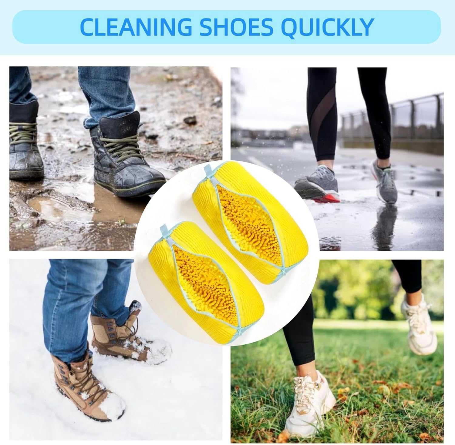Laundry Shoe Bag for Washing Machine – Washable Organizer for Shoes