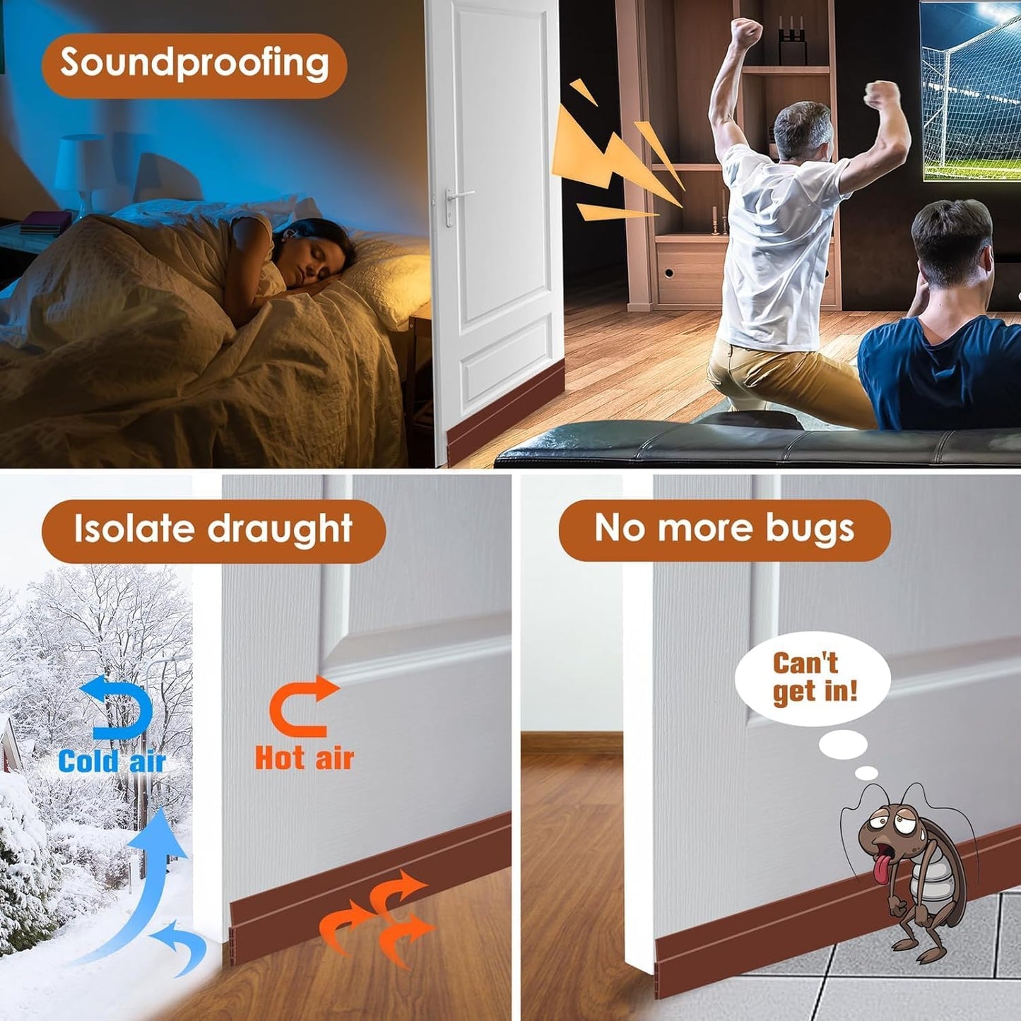 ESHOPYE ™ Silicon Door Bottom Sealing Strip - ESHOPYE ™