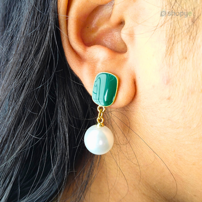 ESHOPYE ™ Elegant Black & Pearl Drop Earrings (BUY 1 GET 1 FREE) ESHOPYE ™