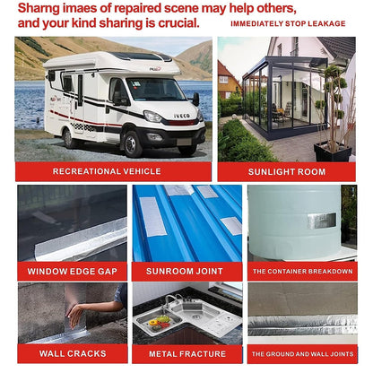 Adhesive Waterproof Tape - Super Strong Permanent Roof Leak Repair