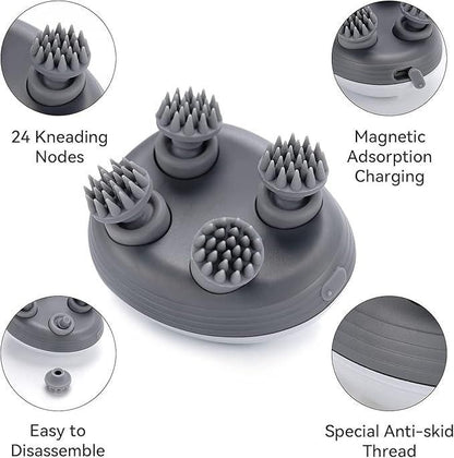 Scalp Massager -Rechargeable Electric Head Kneading Massager
