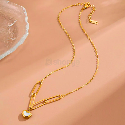 Tarnish Resistant Heart Pendant – Gold-Plated Anti Tarnish Jewelry