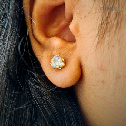 Pearl Stud &amp; Bow Earrings Set – Elegant 3-in-1 Crystal &amp; Rhinestone Design