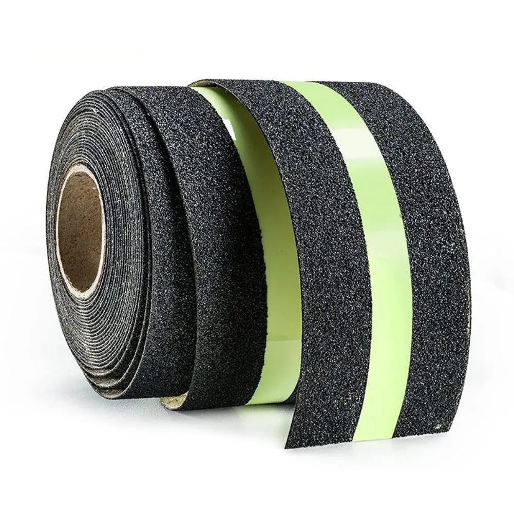  Anti Slip Tape – Safety Grip Tape with High Visibility Glow - Black & Green 
