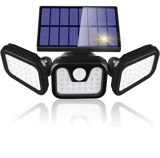 ESHOPYE ™ Solar Outdoor Lights, 3000LM Super Bright Motion Sensor Outdoor Light, IP65 Waterproof Wide Angle 6500K Solar Powered Security Flood Lights for Outside Garage Yard Patio